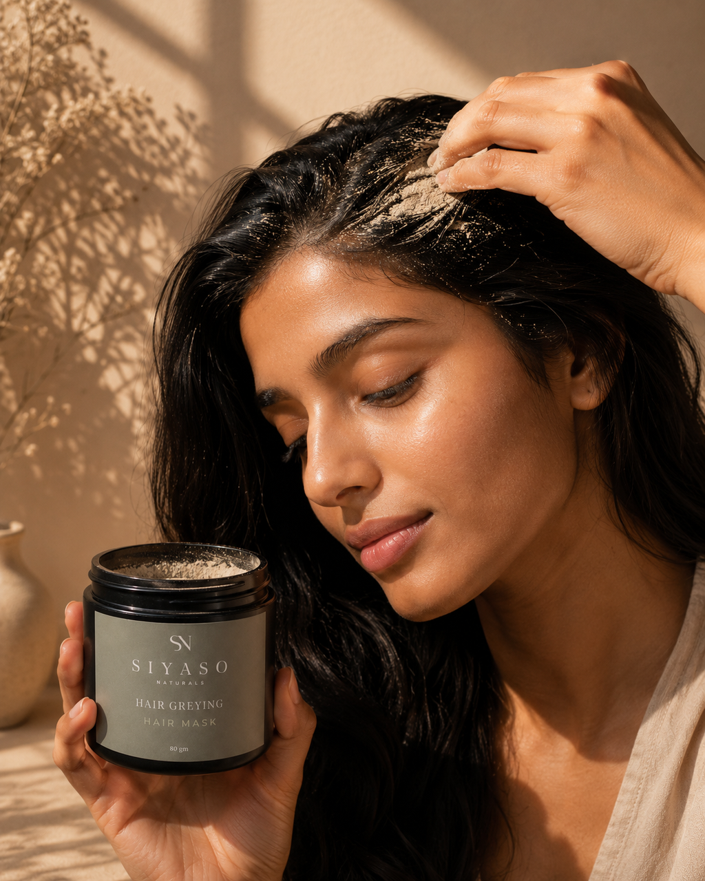 Premature Hair Greying Hair Mask