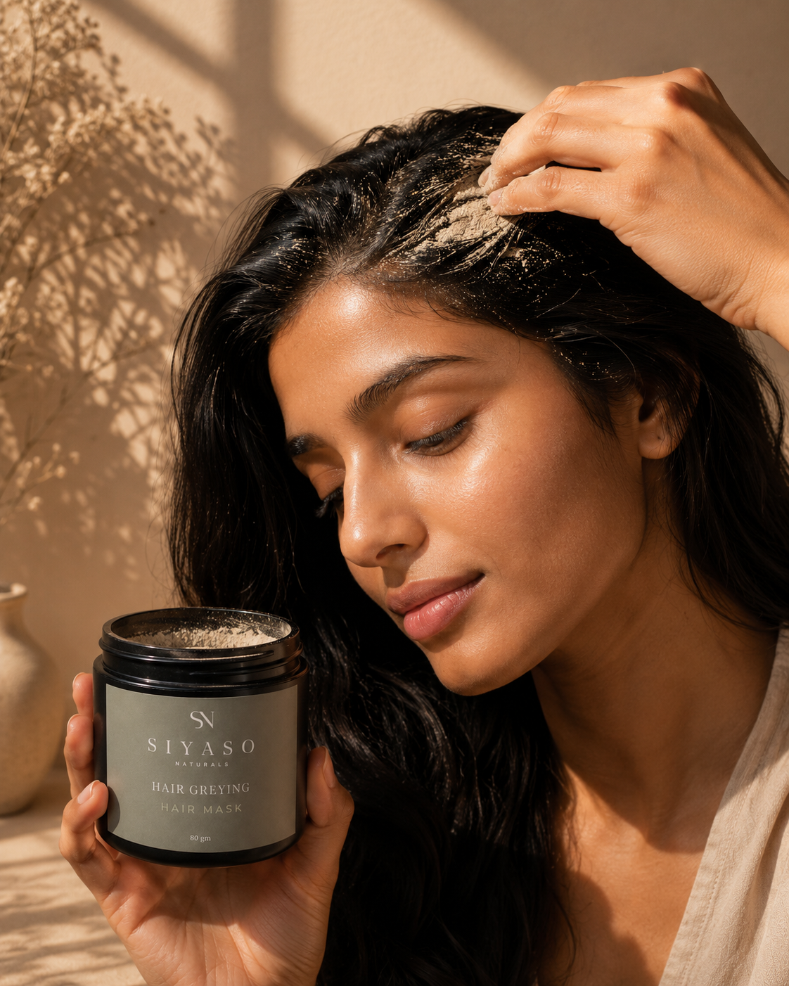 Premature Hair Greying Hair Mask