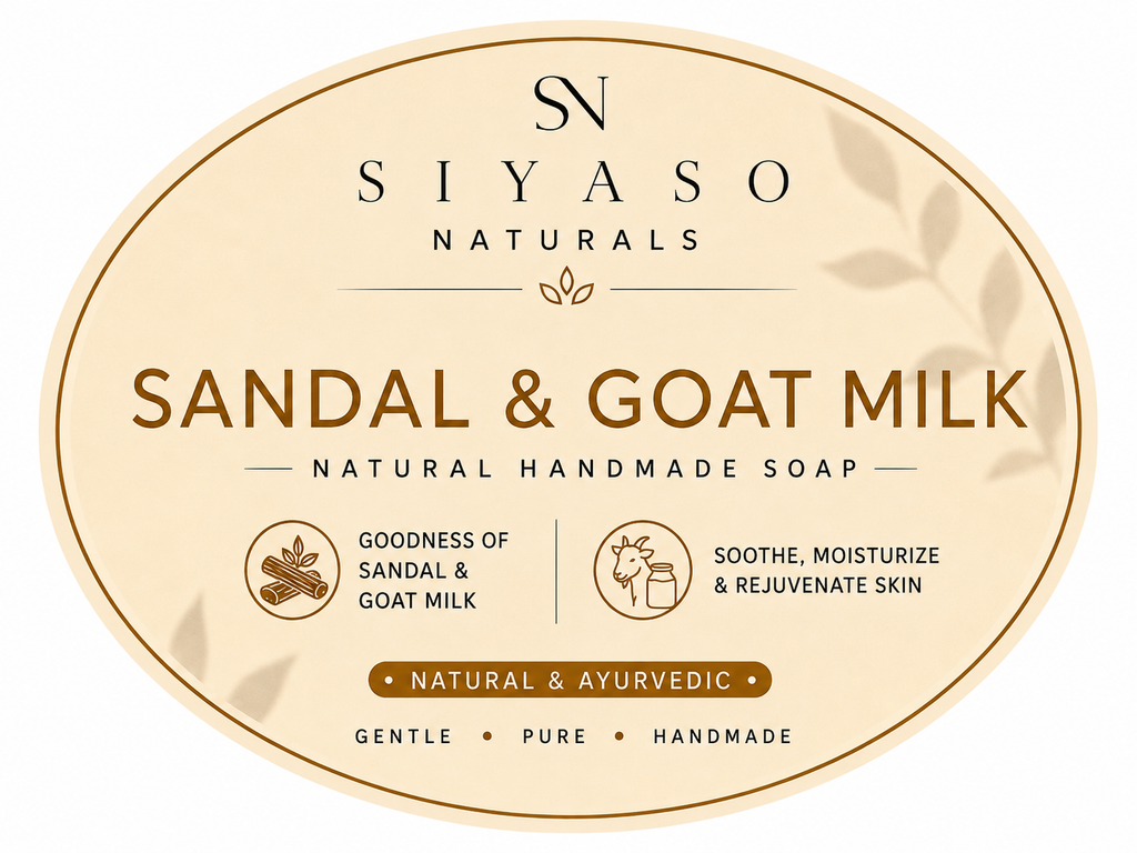 Sandalwood & Goat Milk Handmade Soap | Siyaso Naturals