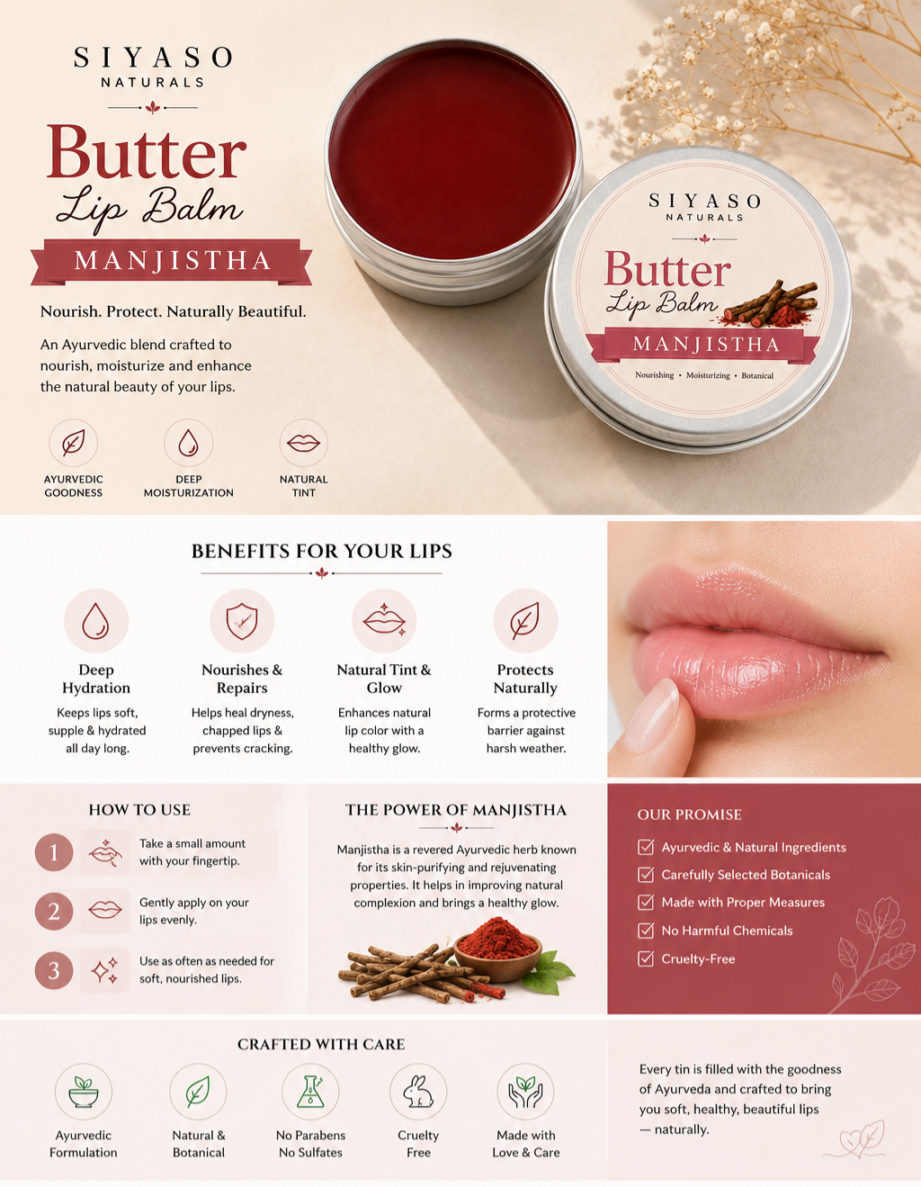 Manjishtha Lip Balm
