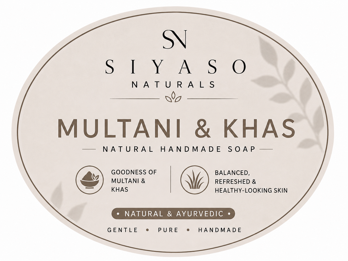 Multani & Khas Handmade Soap | Siyaso Naturals